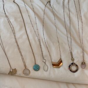 Pendant necklaces available individually for $10 each or buy all for $40.